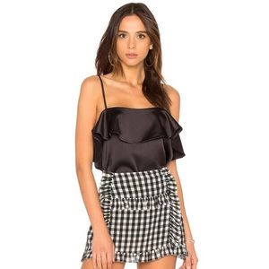 Sincerely Jules Ruffle Front Crop Cami